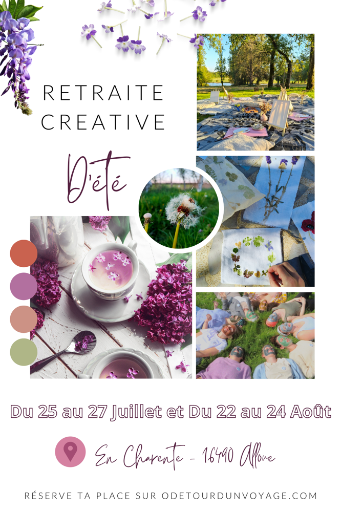 Retraite Créative, Odetourdunvoyage, Sejour Créatif, Retraite Bien être, Sejour Feminin, Parenthèse, Ateliers Créatifs, Retraite Femme, Lâcher Prise, Diy, Fait Main, Nouvelle Aquitaine, Vacances