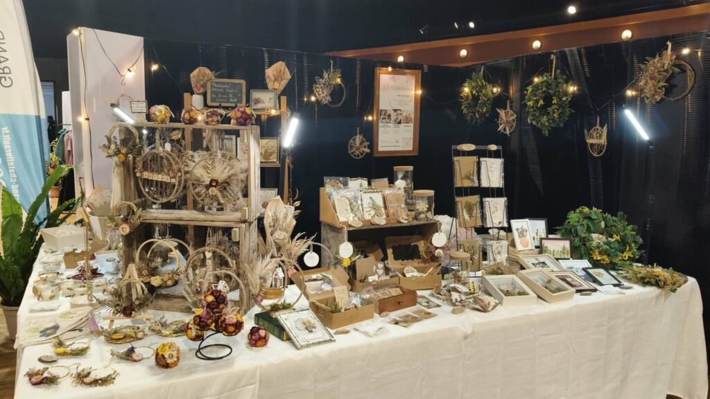 salon artisanale, créatrice florale, artisanat