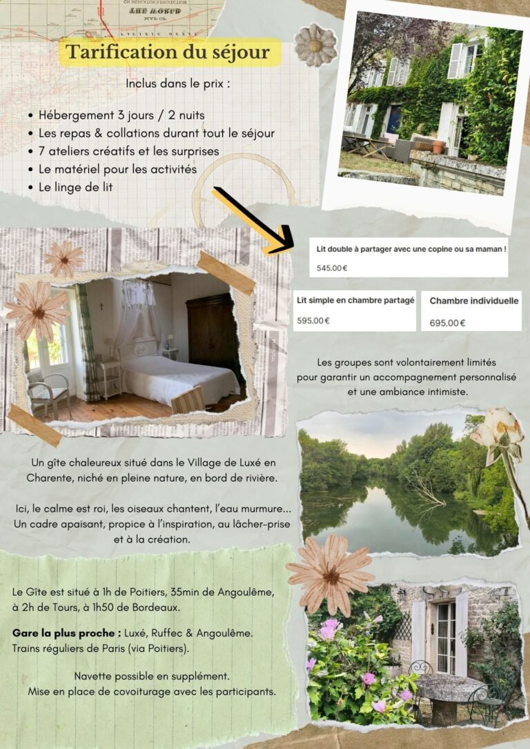 Retraite créative 2026