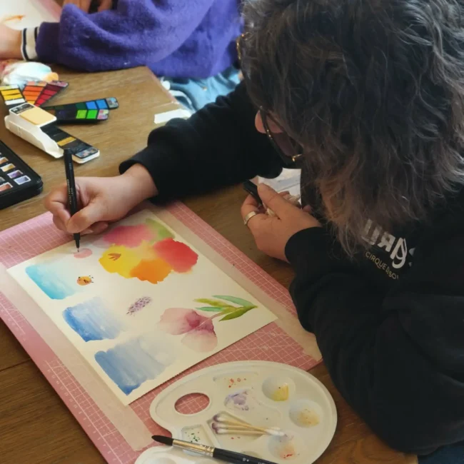 Ateliers Peinture, Aquarelle et Vision Board - initiation à l'aquarelle à Poitiers