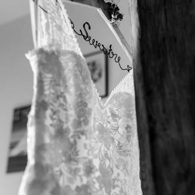 cintre personnalisé robe de mariée