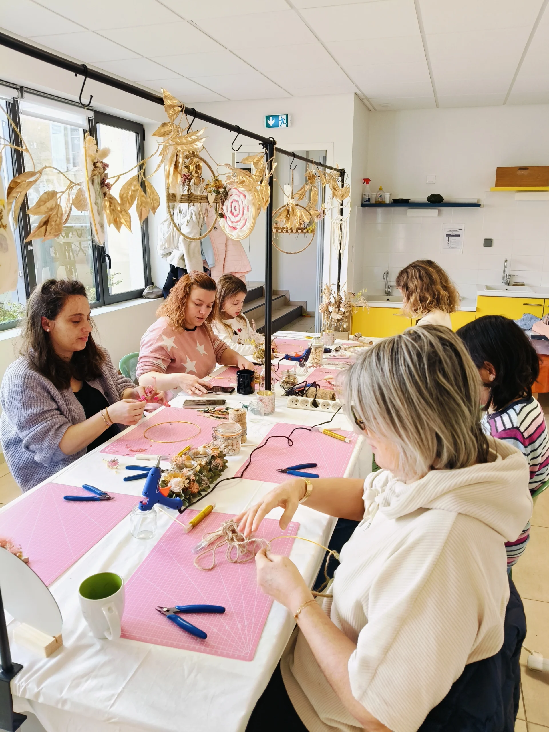atelier fleurs séchées MJC Isle jourdain 86