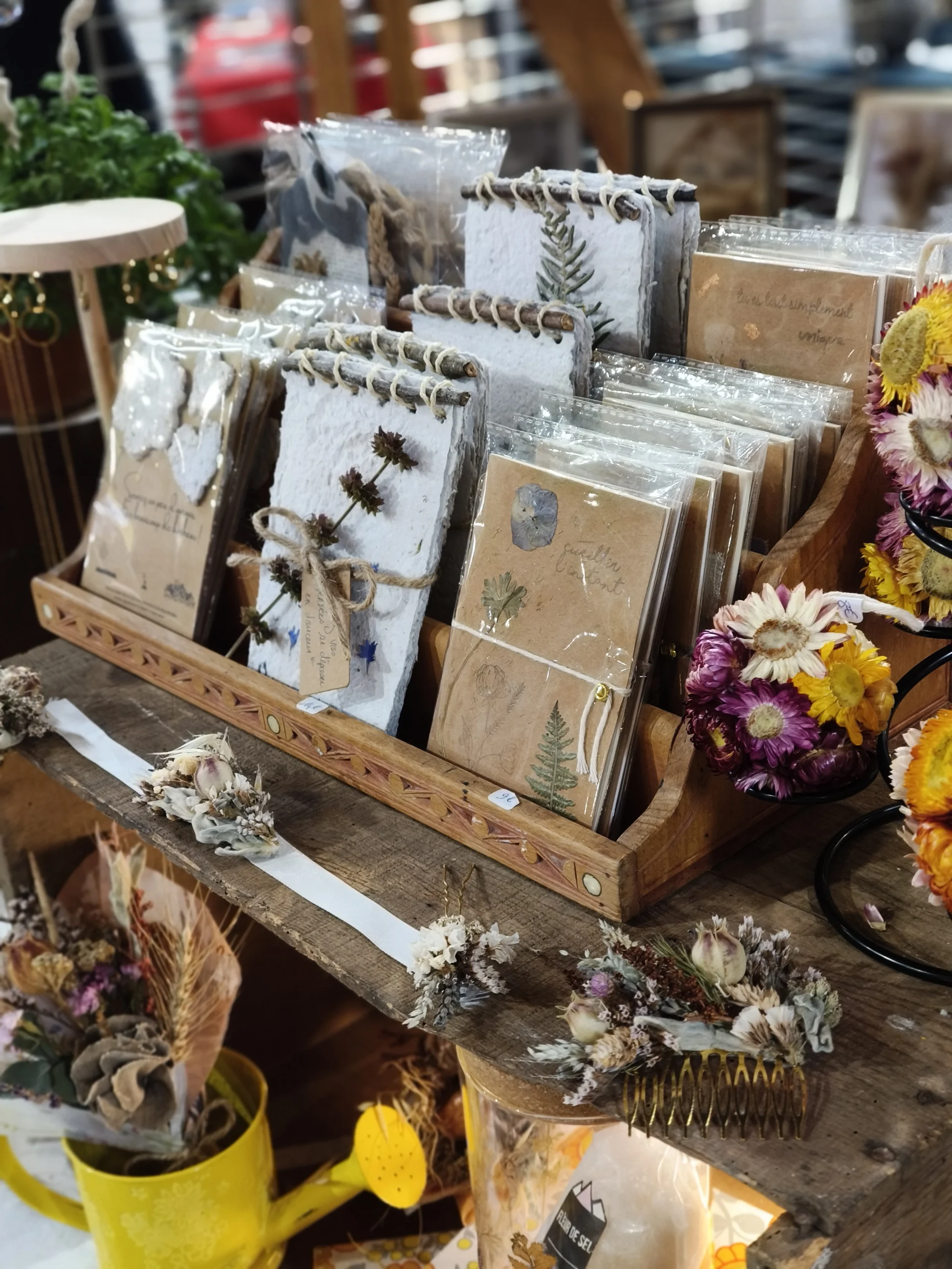 création artisanale, cadeaux à offrir, carnets de notes
