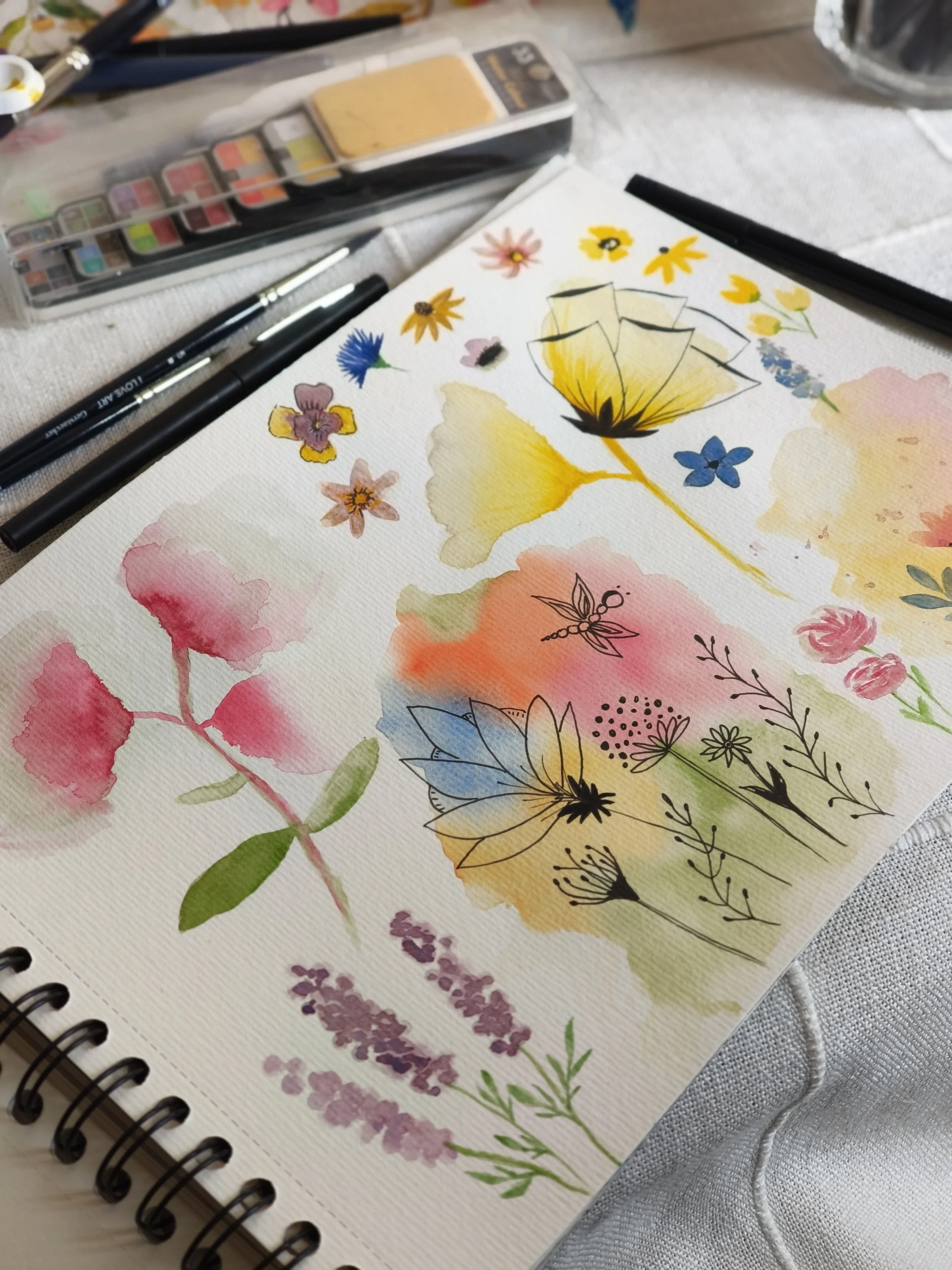 Ateliers Peinture, Aquarelle et Vision Board - atelier aquarelle pour débutant