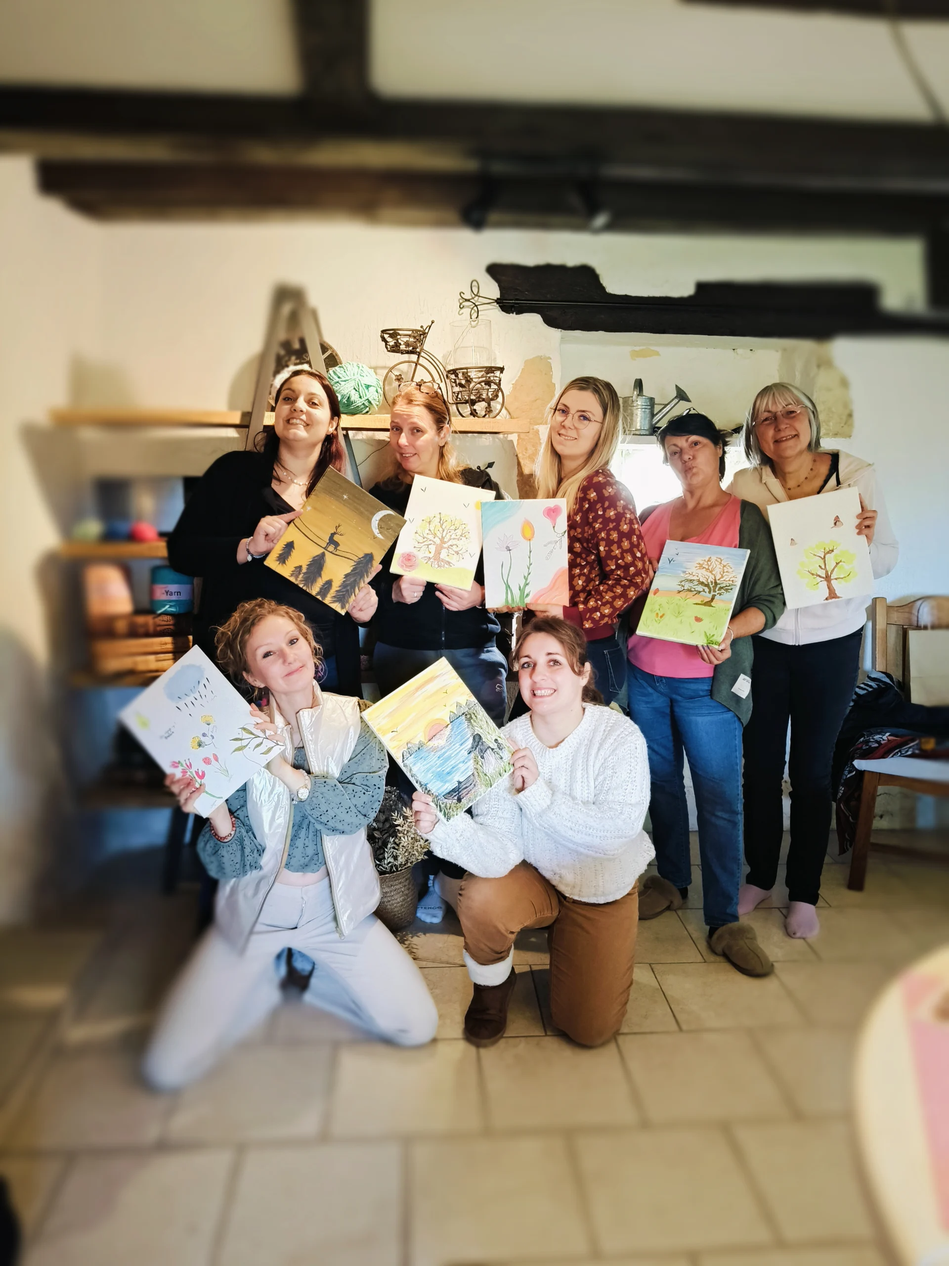 retraite creative entre femme en france