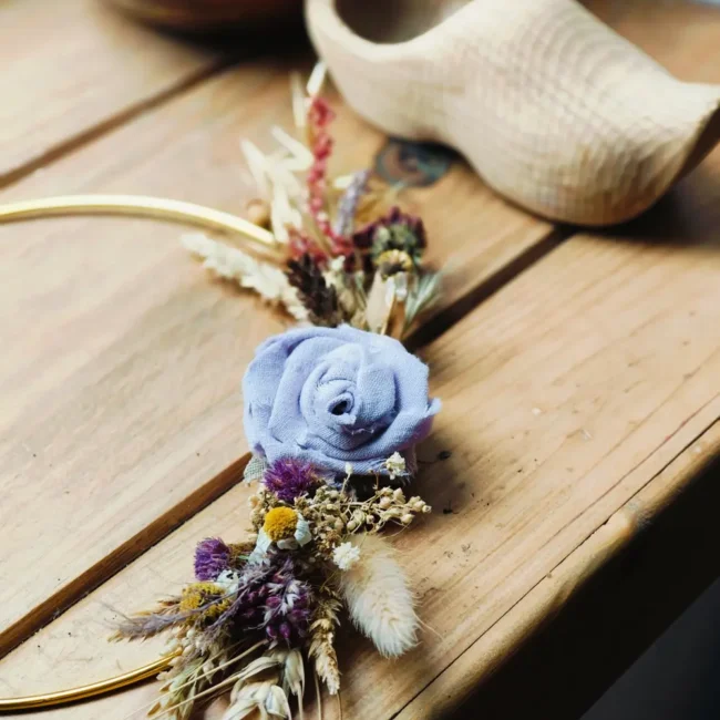 Atelier couronne de fleurs séchées dans la Vienne 86