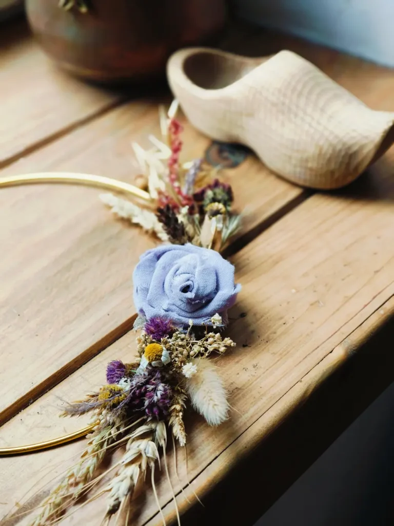 Atelier couronne de fleurs séchées dans la Vienne 86