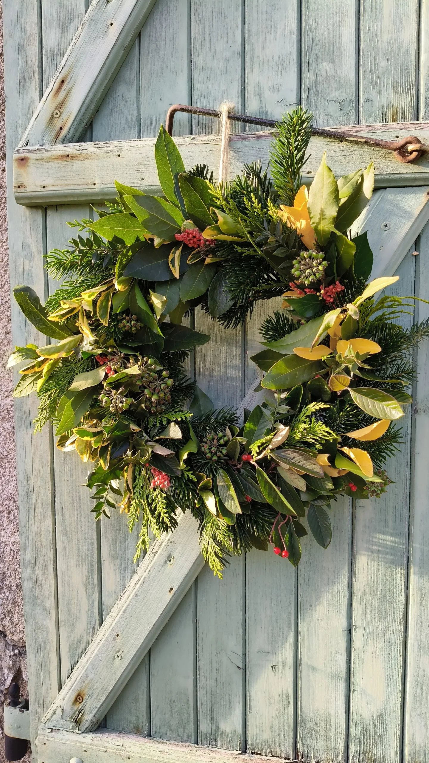couronne de l'avent ou de noel à réaliser soi même en Poitou charente